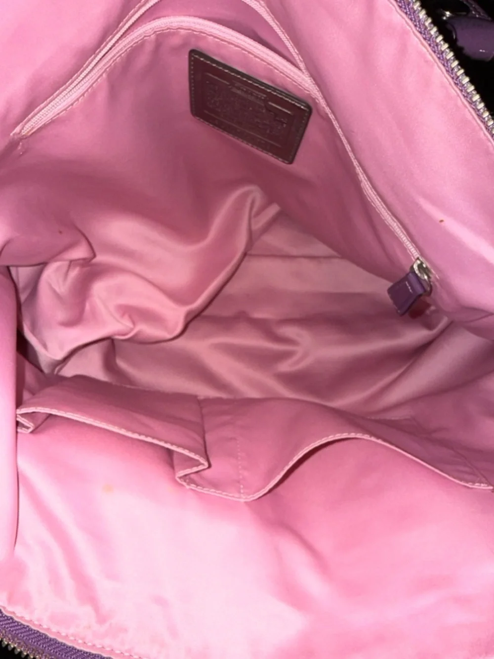 COACH POPPY Purple Women’s Tote Bag - Designer Style - Picture 13 of 17